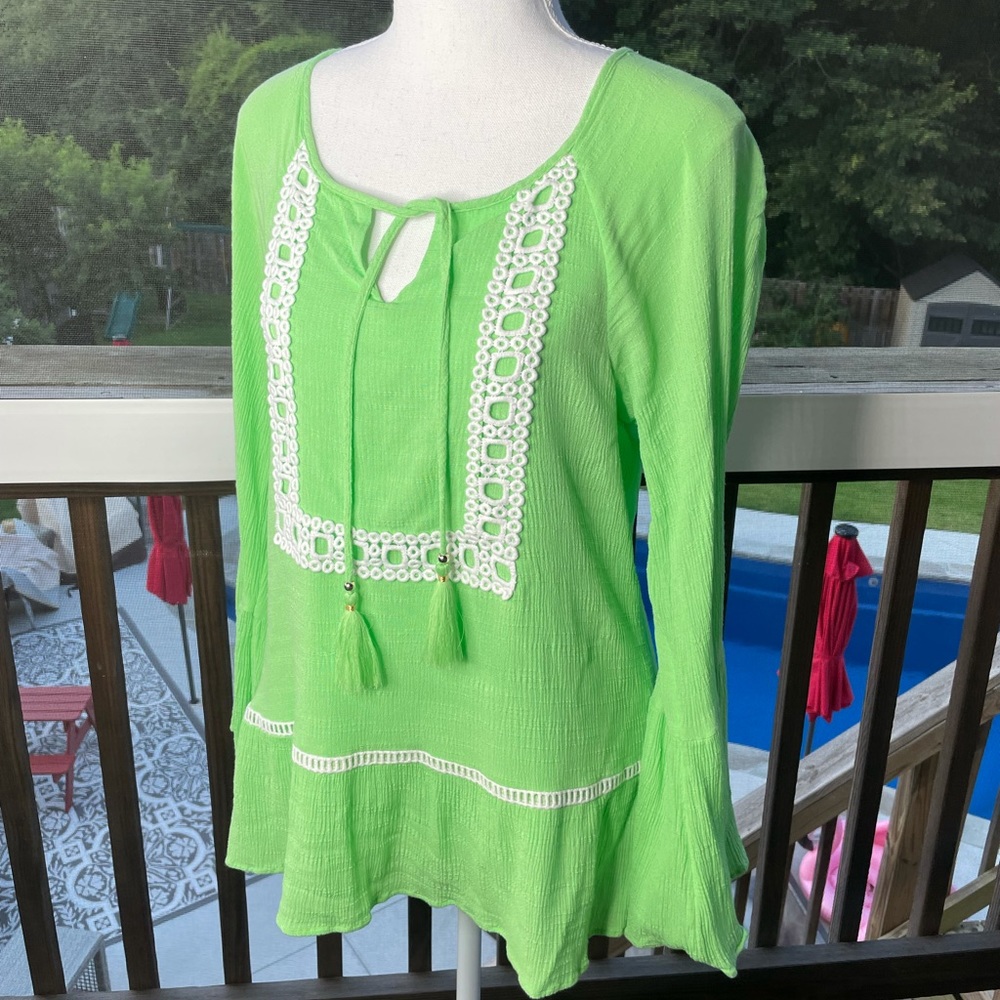Lilly Pulitzer Amisa Bell Sleeved Blouse